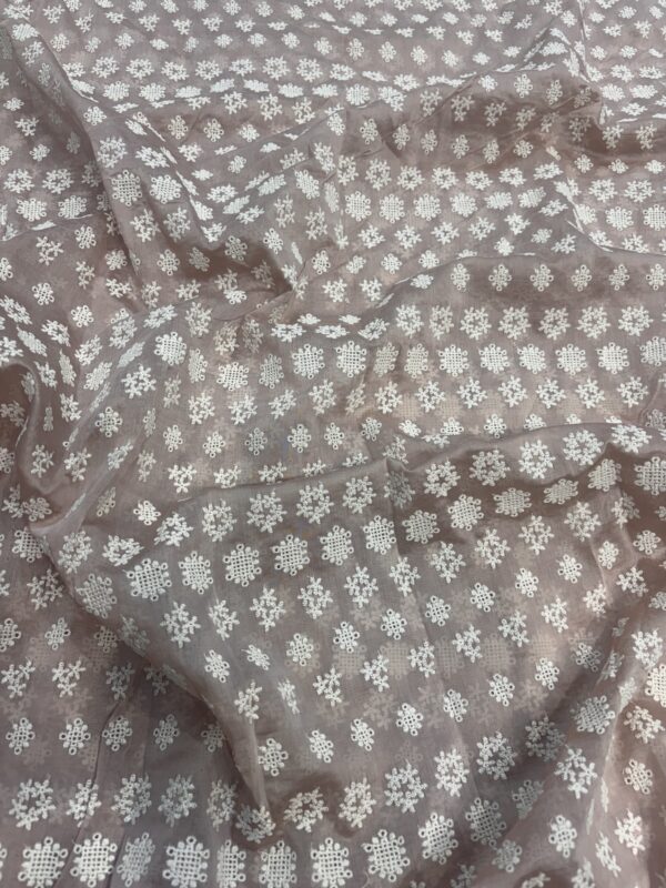 IMG_0379 Embroidered Cotton Chanderi Fabric