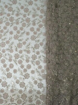 IMG_0933 Sequins & cutdana handwork on Net fabric