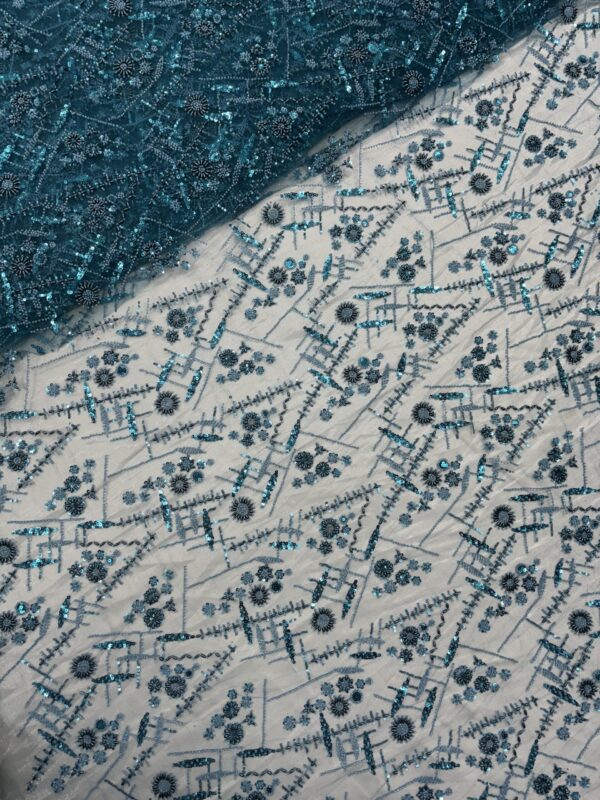 IMG_2852-1 Sequins, cutdana & ricedana on Net Fabric