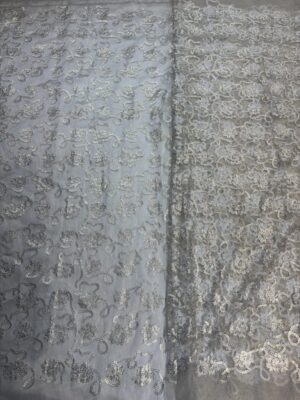 Handwork on Net Fabric