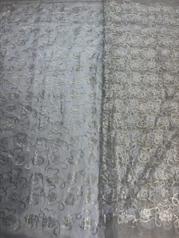 Handwork on Net Fabric