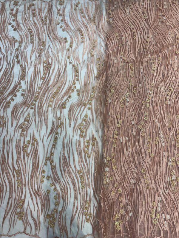 Embroidery, Applique & Moti on Net Fabric