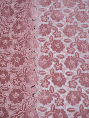 Velvet cutwork Fabric