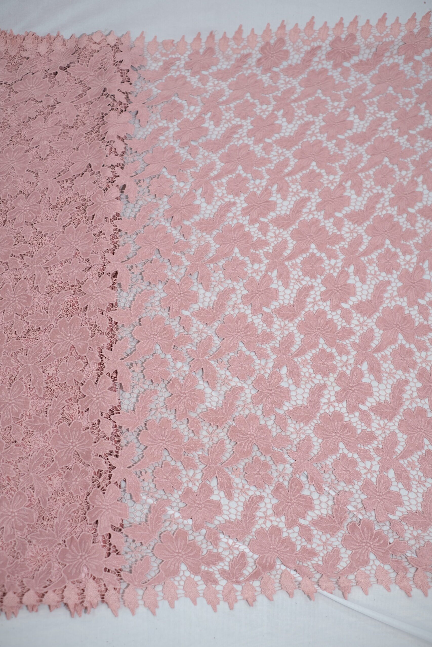 Velvet cutwork Fabric