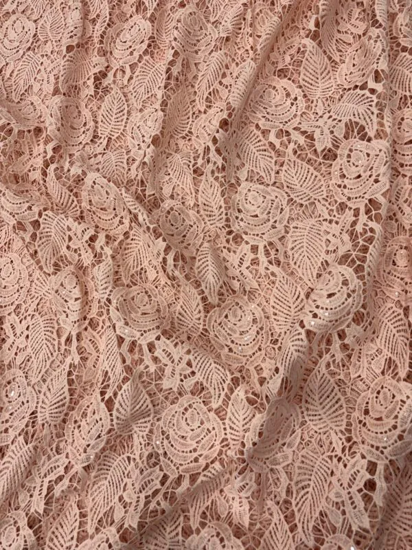 IMG_5112 Crochet material with sequins allover