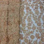 IMG_8245 Embroidery along with stone on Net Fabric